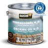 SAICOS COLOUR GmbH Saicos H2O Terrassenöl, bangkirai, Holzpflege für den Schutz und die Pflege von Holzdecks und anderen Außenhölzern, 0,75 Liter - Dose