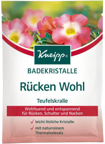 Kneipp GmbH Kneipp® Rücken Wohl  Badekristalle, Wohltuender Badezusatz und entspannend für den Rücken, 60 g - Beutel