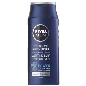 Beiersdorf AG NIVEA Hair Care MEN Pflegeshampoo Anti-Schuppen, Mit Bambus-Extrakt, befreit von Schuppen, 250 ml - Flasche