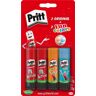 Henkel AG & Co. KGaA Pritt Original + fun colors Klebestifte Set, 4-teilig, 2 x 22 g Pritt Original + 2 x 20 g Fun colour in orange und blau, 1 Set