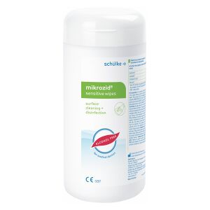 Schülke & Mayr GmbH Schülke mikrozid® sensitive wipes Desinfektionstücher, Gebrauchsfertige und alkoholfreie Desinfektionstücher für Medizinprodukte, 1 Spenderdose = 120 Stück