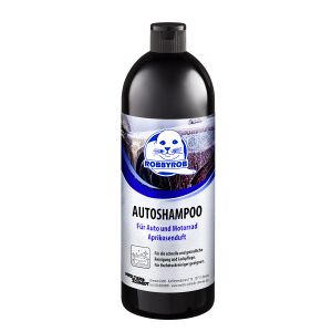Walter Schmidt Chemie GmbH ROBBYROB Autoshampoo, Konzentrat, Aprikosenduft, Schnell wirkendes Shampoo gegen die typischen Straßenverschmutzungen, 1 Liter  - Flasche