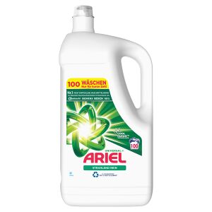 Procter & Gamble Service GmbH Ariel Flüssig Regulär Flüssigwaschmittel, Waschmittel für strahlende Sauberkeit und frischen Duft, 5 Liter - Flasche für ca. 100 Waschladungen