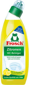 Rex Frosch Zitronen-WC-Reiniger, Kraftvoller Toilettenreiniger mit Zitronensäure für eine hygienische Toilette, 1 Karton = 10 x 0,75 Liter Flasche