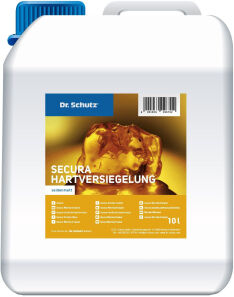 Cc Dr. Schutz® Secura Hartversiegelung, seidenmatt, Polymerdispersion zum Pflegefilmauftrag auf Hartböden, 10 l - Kanister