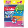 Vileda GmbH Vileda Colors Microfaser Allzwecktuch, Perfekt zur feuchten Reinigung und zum Staubwischen, 1 Packung = 4 Tücher