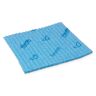 Vileda Professional Breazy Kurzzeittuch, 35 x 35,5 cm, Putztuch mit patentierter Wellenstruktur für 40% höhere Schmutzaufnahme, 1 Packung = 25 Stück, blau