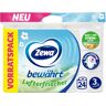 Essity Germany GmbH Zewa Bewährt Lufterfrischer Toilettenpapier, 3-lagig, Klopapier mit Strohanteil neutralisiert unangenehme Gerüche, 1 Packung = 24 Rollen à 150 Blatt