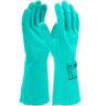 Fitzner GmbH & Co. KG Fitzner Trivex Nitril Chemikalienschutzhandschuh, grün, 33 cm, Hochwertiger Schutzhandschuh mit sehr guter Strapazierfähigkeit, 1 Packung = 12 Paar, Größe 8