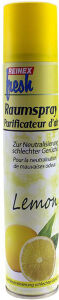 Reinex Chemie GmbH Reinex fresh Raumspray Geruchsneutralisator, Raum-Lufterfrischer zur Neutralisierung schlechter Gerüche, 300 ml - Dose, Lemon