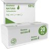 Kimberly Clark Professional HOSTESS* Natura Handtücher, 2-lagig, groß, Weiße Papierhandtücher aus 100% Recyclingmaterial, 25 x 50 cm, 1 Paket = 20 Päckchen à 84 Tücher = 1680 Tücher