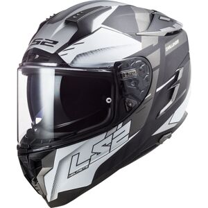 LS2 FF327 Challenger Allert Helm Silber XS unisex