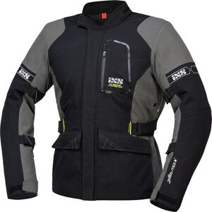 IXS Laminat ST-Plus Motorrad Textiljacke Schwarz Grau M unisex