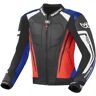 Berik Striper Evo Motorrad Lederjacke Schwarz Rot Blau 50 unisex