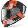 Airoh Spark Shogun Helm Schwarz Orange S unisex