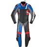 Spidi DP-Progressive Perforated Pro 1-Teiler Motorrad Lederkombi Schwarz Rot Blau 50 unisex