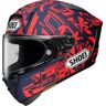 Shoei X-SPR Pro Marquez Dazzle Helm Rot Blau XS unisex