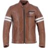 Helstons Jake Speed Motorrad Lederjacke Braun M unisex