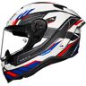 Nexx X.R3R Precision Helm Weiss Rot Blau 2XL unisex