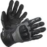 Büse Miles perforierte Motorrad Handschuhe Schwarz Grau M L unisex