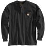 Carhartt Workwear Pocket Henley Langarmshirt Schwarz XL unisex