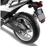 GIVI Hinterradabdeckung aus ABS, schwarz für Kawasaki Versys 650 (06-21) schwarz  unisex