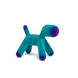 Magis Me Too Puppy Velvet L Kinderstuhl (H 55,5cm) türkis / violett