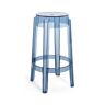 Kartell Charles Ghost Barhocker staubblau transparent   H 65cm