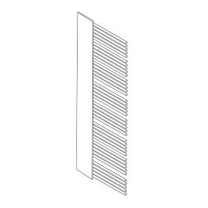 Zehnder yucca mirror Design-Heizkörper ZY701258GA00000 YM-180-60, 1766 x 600 mm, yellow grey, RAL 7034