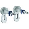 Grohe Wandwinkel Rapid SL 3855800M  für Vorwand-Montage, 2 Stück