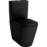 Laufen Meda Stand-WC-Kombination H8241117160001 36x68cm, spülrandlos, schwarz matt