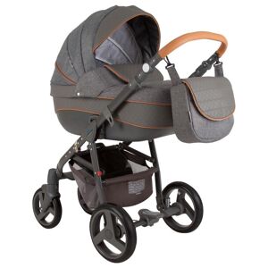 MÖBELIX Kinderwagen Neonex Alfa mit Babywanne + Sonnenschutz - Grau