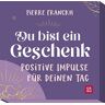 Pierre Franckh - Du bist ein Geschenk. Positive Impulse für deinen Tag: 30 Karten mit Tagesmottos für mehr Energie und eine positive Einstellung in wertiger Schuberbox - Preis vom 03.05.2024 04:54:52 h