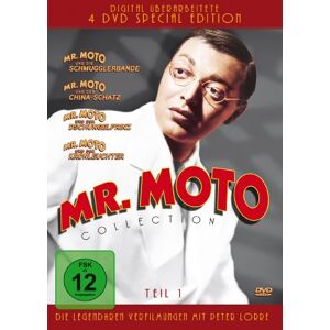 Norman Foster - Mr. Moto Collection - Teil 1: Mr. Moto und die Schmugglerbande / Mr. Moto und der China-Schatz / Mr. Moto und der Dschungelprinz / Mr. Moto und der Kronleuchter [Special Edition] [4 DVDs] - Preis vom 01.06.2023 05:06:16 h