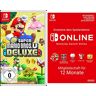 Nintendo - New Super Mario Bros. U Deluxe [Nintendo Switch] + Switch Online 12 Monate [Download Code] - Preis vom 19.04.2024 05:01:45 h