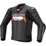 Motorradlederjacke Alpinestars Missile V2 Ignition Schwarz-Rot