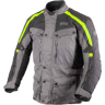 Motorradjacke GMS Temper Dunkelgrau-Gelb Fluo