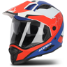 Adventurehelm Acerbis Helmet Reactive Weiß-Blau-Rot