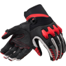 Motorradhandschuhe Rev'It! Energy Schwarz-Neonrot