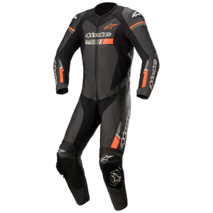 Lederanzug Alpinestars GP Force Chaser Schwarz-Fluo Orange 1-teilig