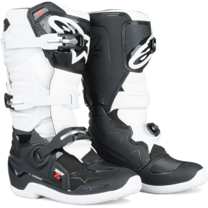 Cross Stiefel Alpinestars Tech 7 S. Kinder Schwarz-Weiß