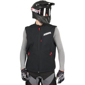 Weste Alpinestars Session Race Enduro Schwarz-Rot