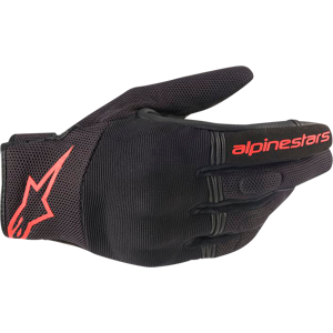 Motorradhandschuhe Alpinestars Copper Schwarz-Neonrot