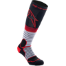 Crossstrümpfe Alpinestars Pro Socks Schwarz-Grau-Rot