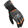 Motorradhandschuhe Macna Tempo Grau-Orange