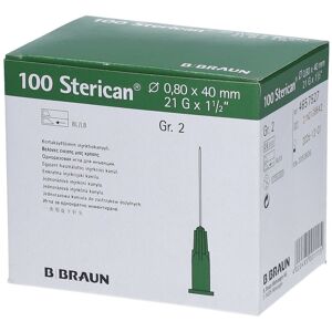 Sterican® Standardkanüle Gr. 2 G21 x 1 1/2 Zoll 0,80 40 mm grün Kanüle 100 St 100 St Kanüle