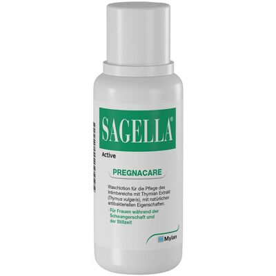 Sagella Active - Pregnacare: Seifenfreie Intimwaschlotion für Frauen während und nach der Schwangerschaft Lotion 250 ml Unisex 250 ml Lotion Sagella Active - Pregnacare: Seifenfreie Intimwaschlotion für Frauen während und nach der Schwangerschaft Lotion 250 ml Unisex 250 ml Lotion