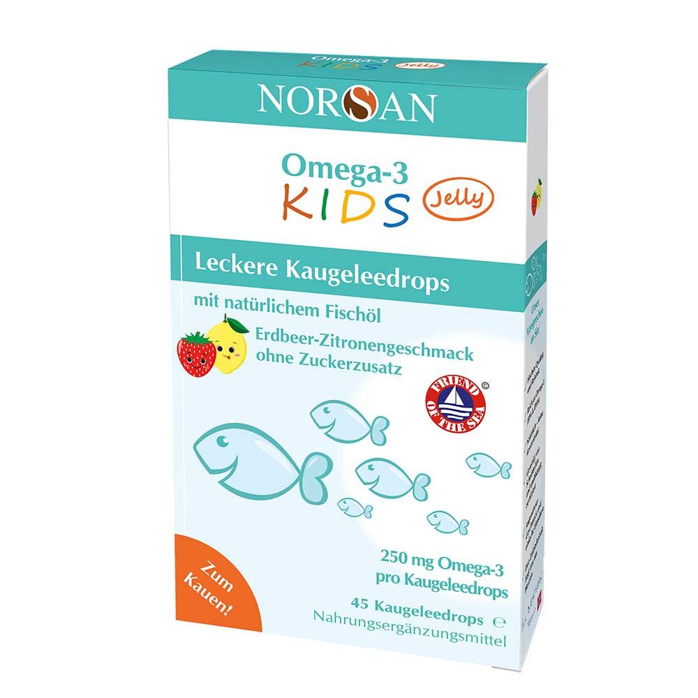 Norsan Omega-3 Kids Jelly 45 St Dragees
