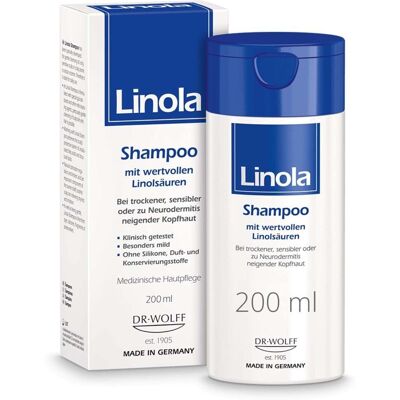 Linola Shampoo - Empfindliche Kopfhaut - 200ml Linola Shampoo - Empfindliche Kopfhaut - 200ml