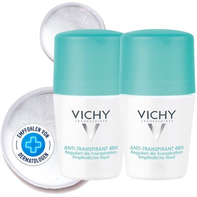 Vichy Deo Roll-on Anti-Transpirant 48h Doppelpack Vichy Deo Roll-on Anti-Transpirant 48h Doppelpack
